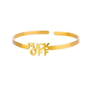 Geometric Titanium Steel Bangle Bracelet G2098