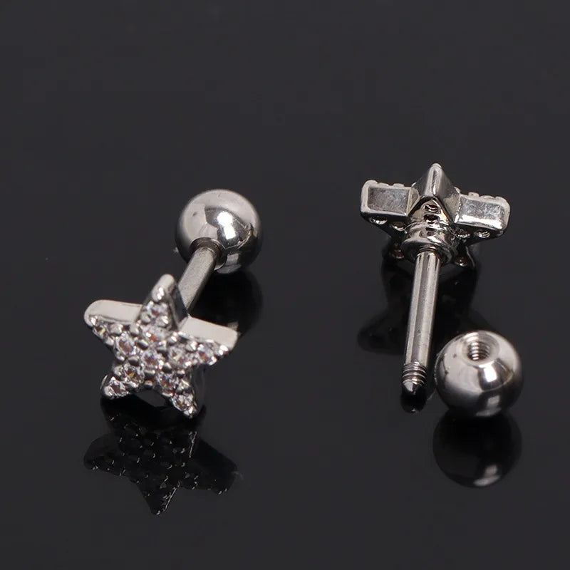 Star Diamond Ear Cuff – 18K Gold Stainless Steel