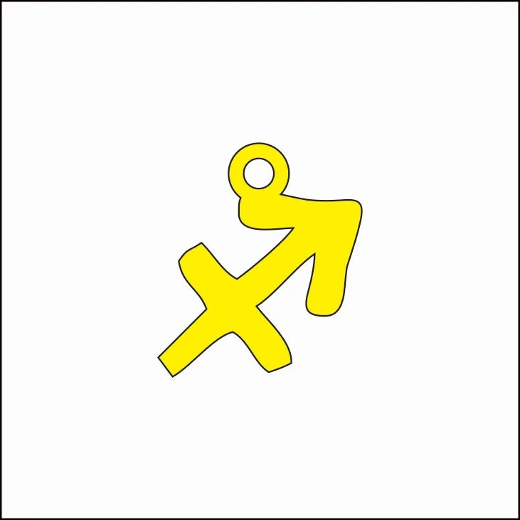 18K Gold Zodiac Pendant Necklace – Waterproof Steel 45+5cm Gold Sagittarius