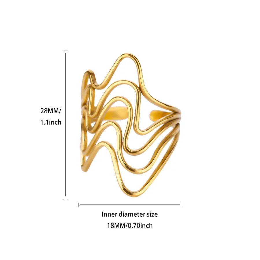 Elegant Open Ring with Pearl & Bird Design