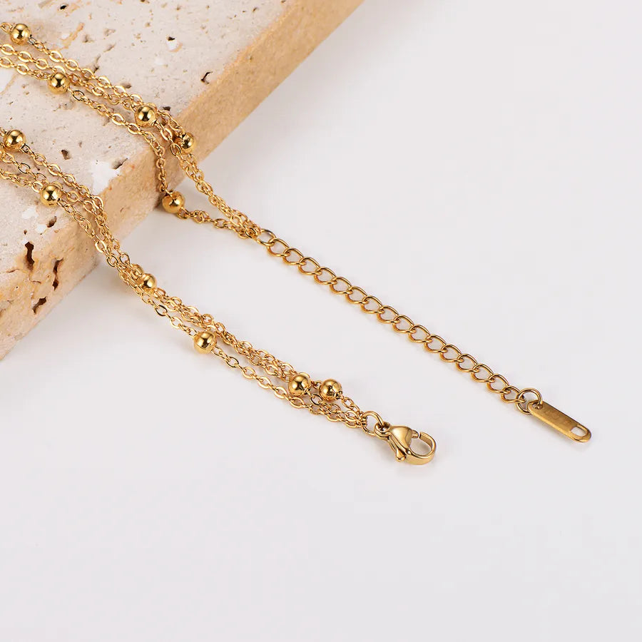 18K Gold Butterfly Stainless Steel Bracelet