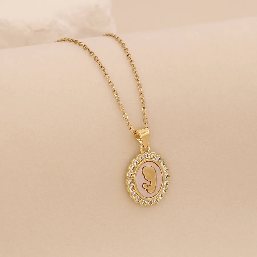 18K Gold Plated Cross & Butterfly Pendant Necklace