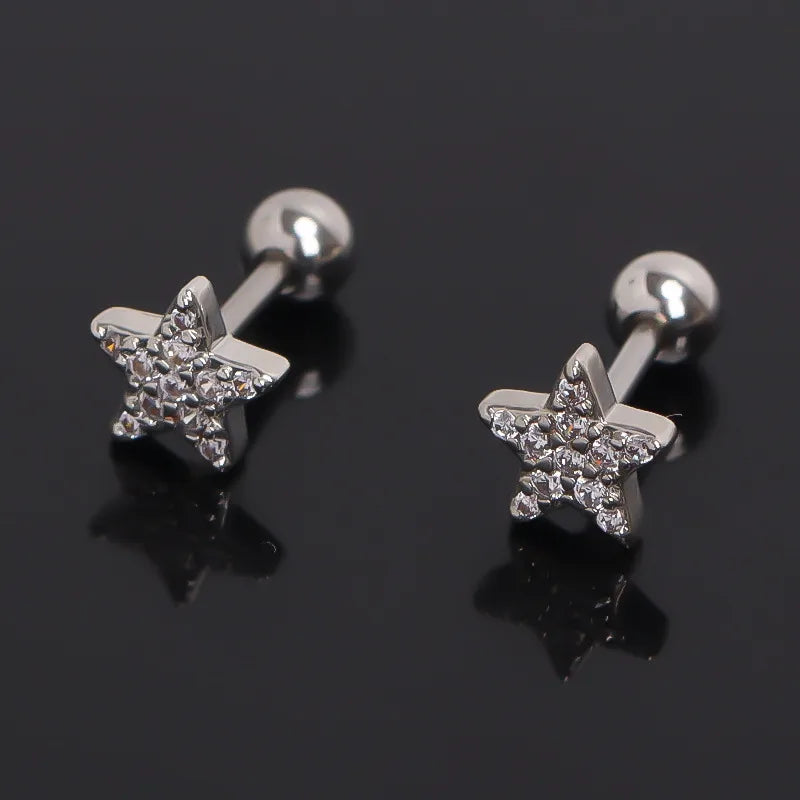 Star Diamond Ear Cuff – 18K Gold Stainless Steel