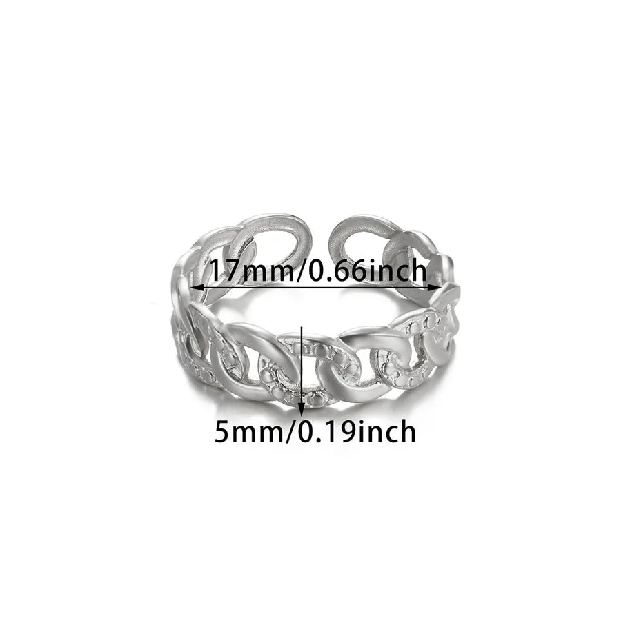 18K Gold Plated Geometric Pearl Ring Average Size 5