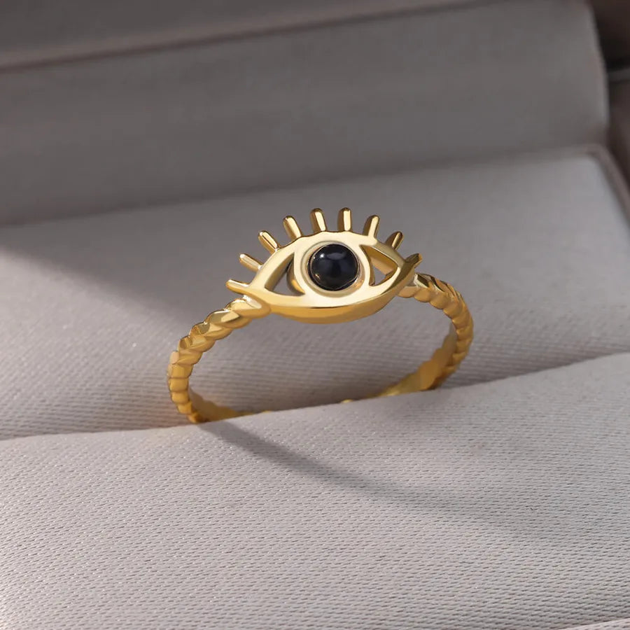 Gold Plated Geometric Open Ring