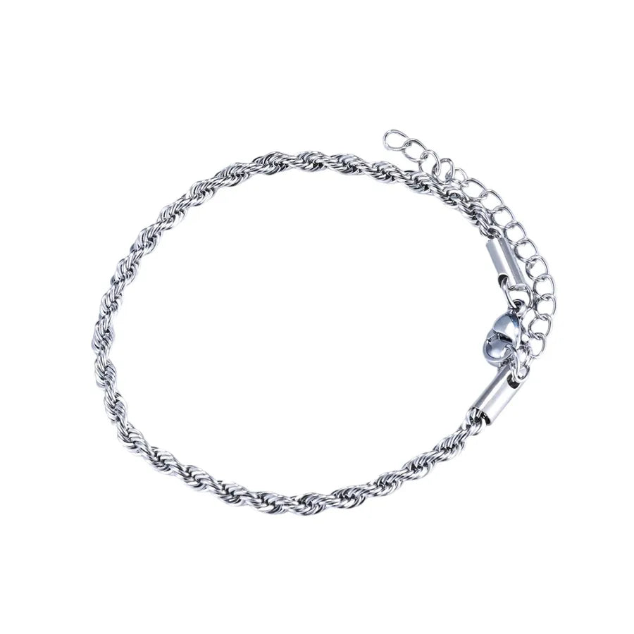 Minimalist Stainless Steel Unisex Bracelet YLS-003 (Twist Bracelet)