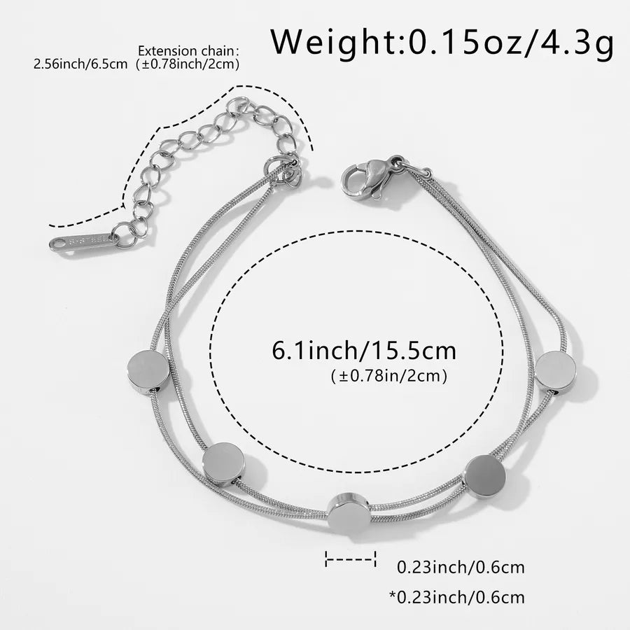 18K Gold Plated Geometric Stainless Steel Necklace