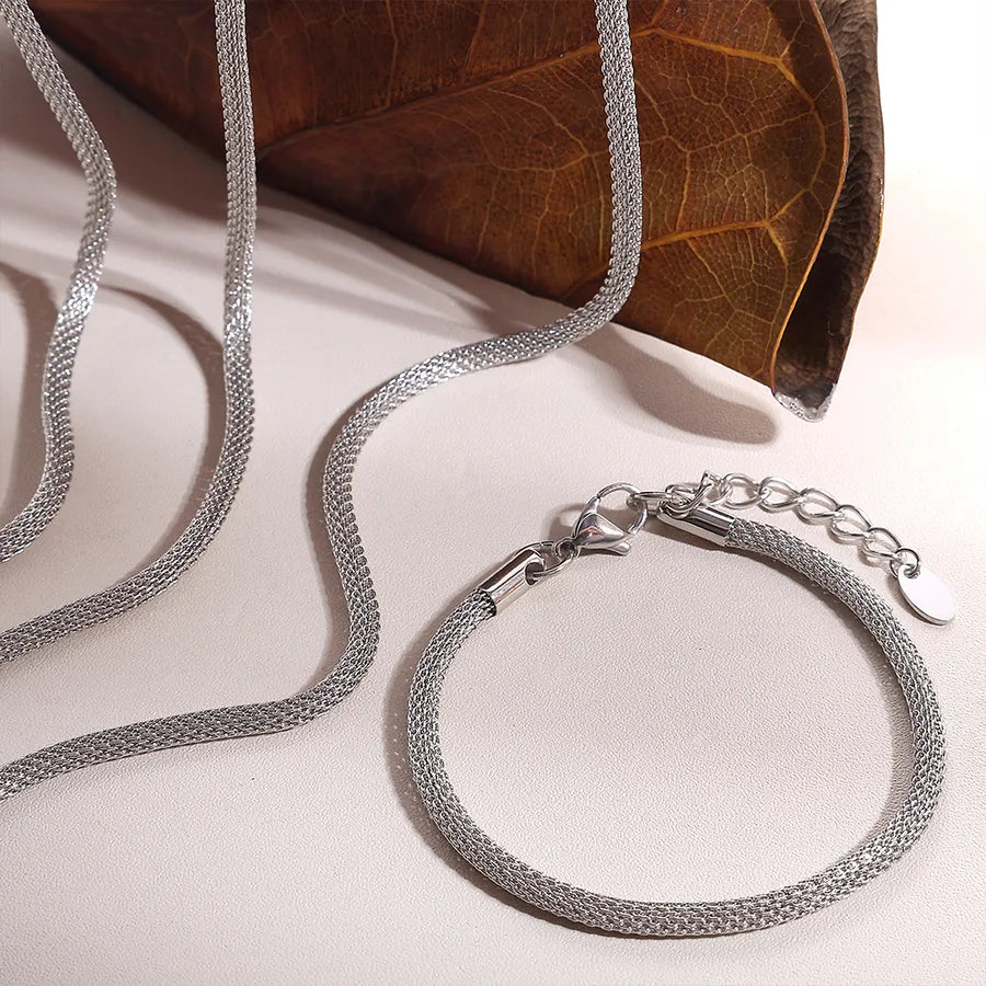 Gold Plated Stainless Steel Chain Bracelet