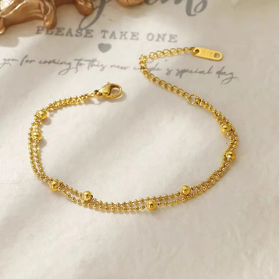 18K Gold PVD Geometric Stainless Steel Necklace