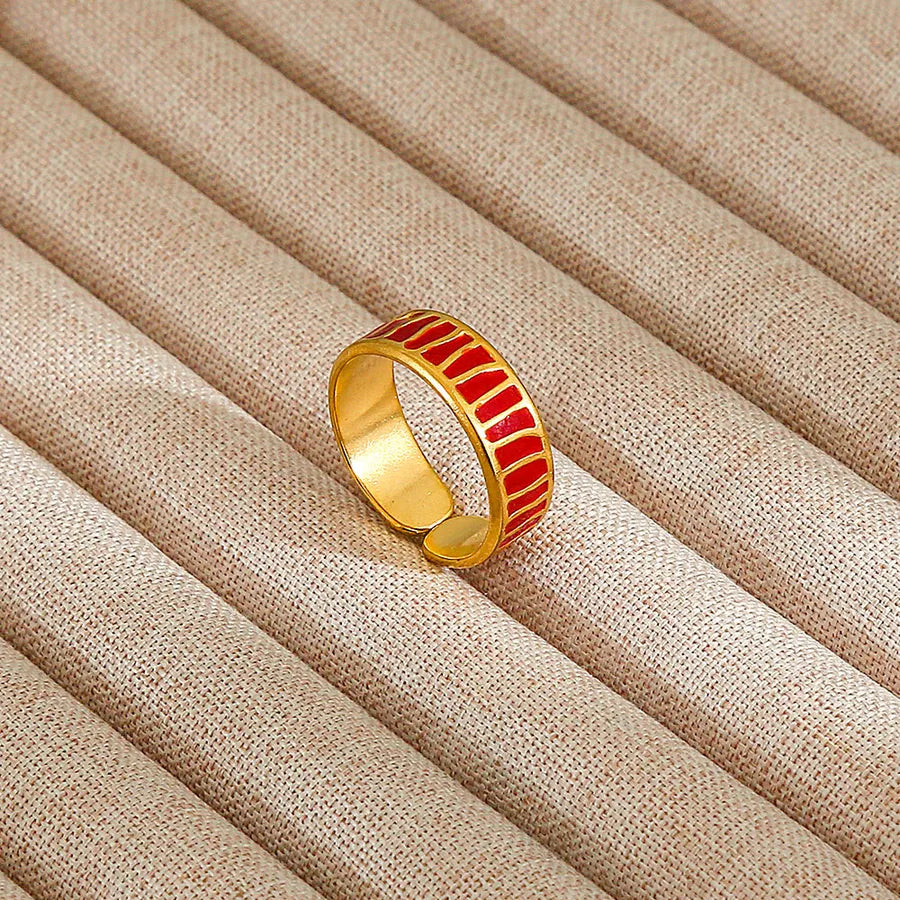 Heart Pattern Stainless Steel Ring 270