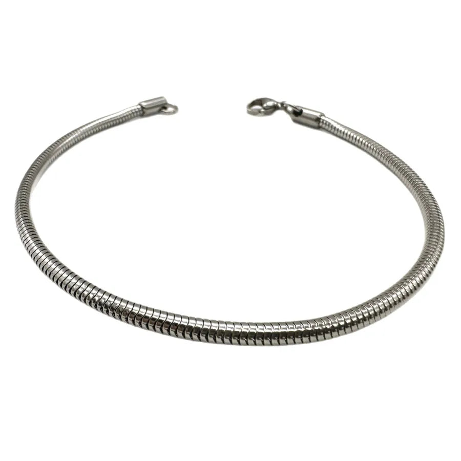 Unisex Titanium Steel Snake Chain Bracelet