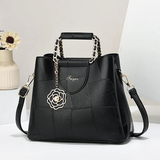 Crocodile Pattern PU Leather Shoulder Bag