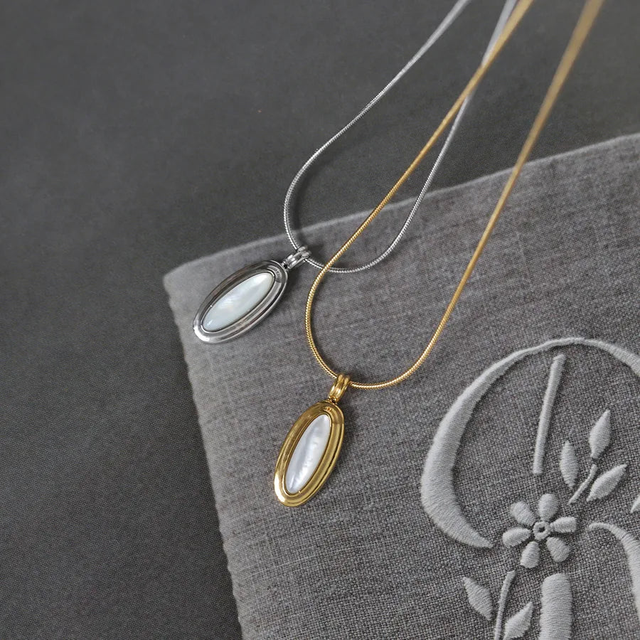 Gold Plated Snake Bone Necklace