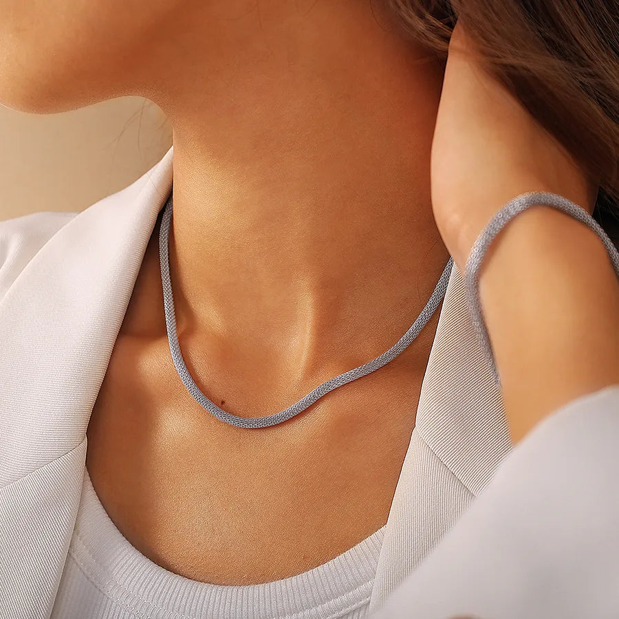 Gold Plated Stainless Steel Chain Bracelet