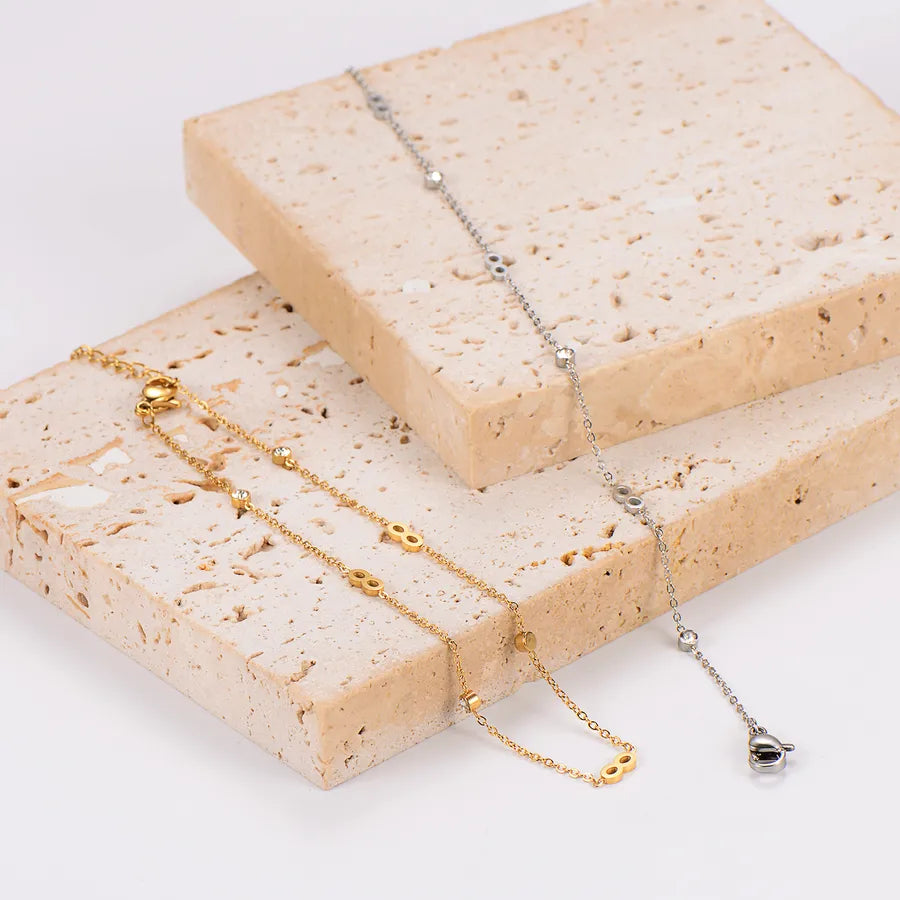 Gold Infinity Anklet – 18K Stainless Steel