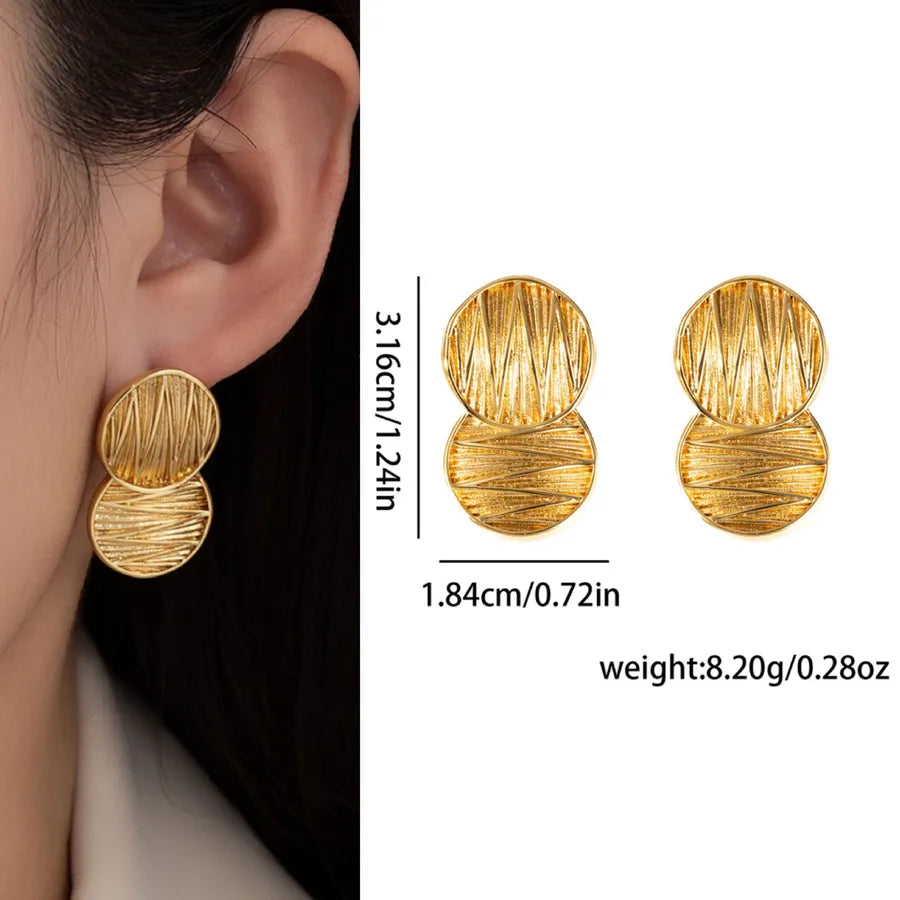 Elegant Titanium Steel Drop Earrings E0895