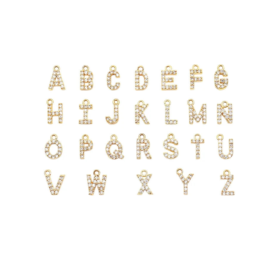 Gold Zircon Crystal Pendant Paperclip Necklace