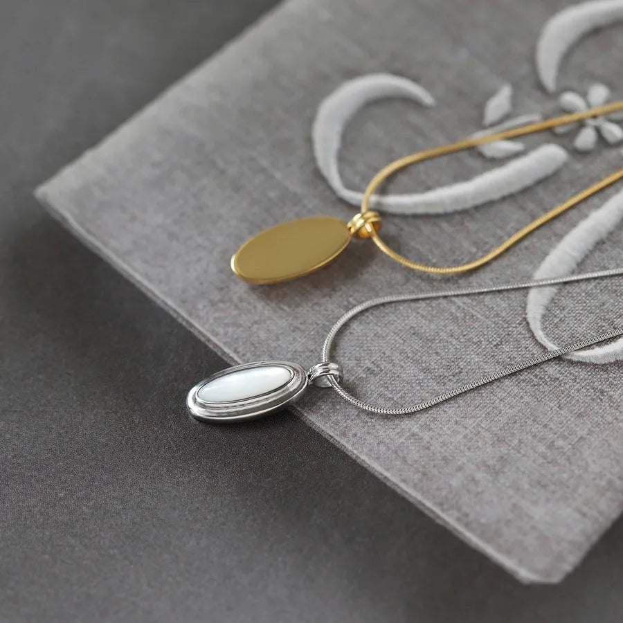 Gold Plated Snake Bone Necklace