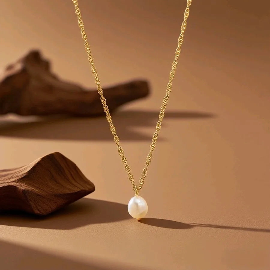 Titanium Steel Heart Pendant Necklace