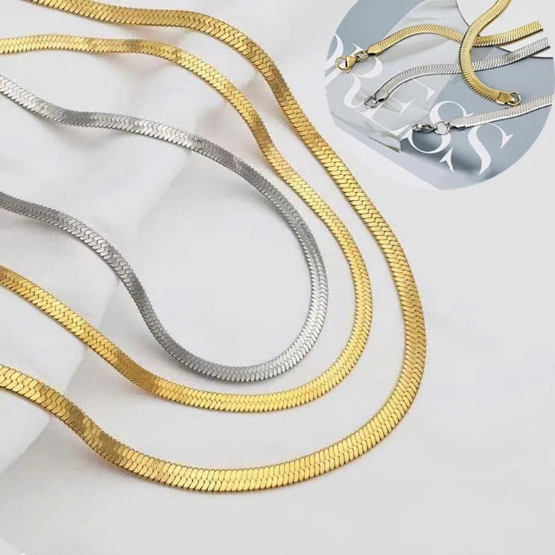 Titanium Steel Geometric Blade Necklace