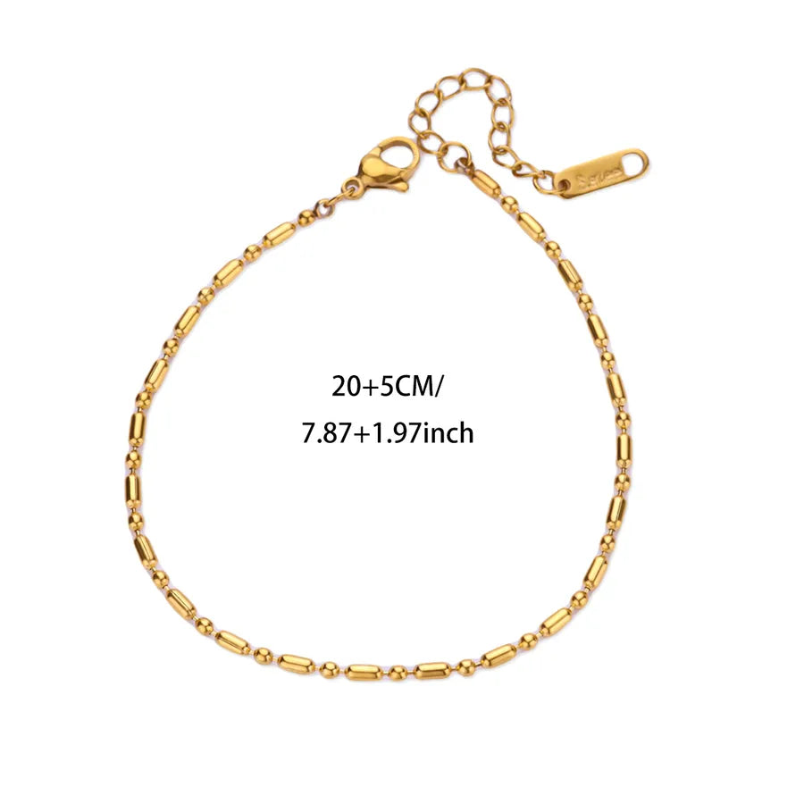 Boho Gold Cross Anklet – 18K PVD Stainless Steel HJ526G