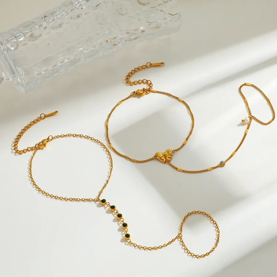 18K Gold Butterfly Bracelet – Stainless Steel