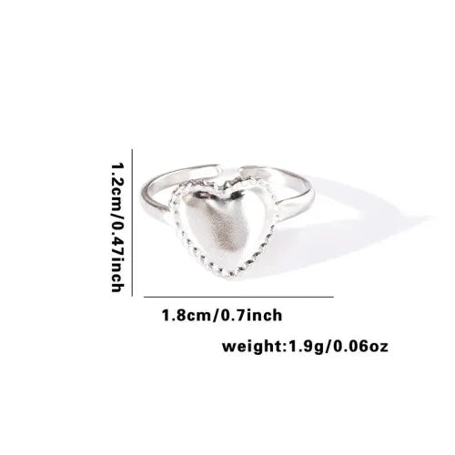 Titanium Steel Fish Tail Ring for Women