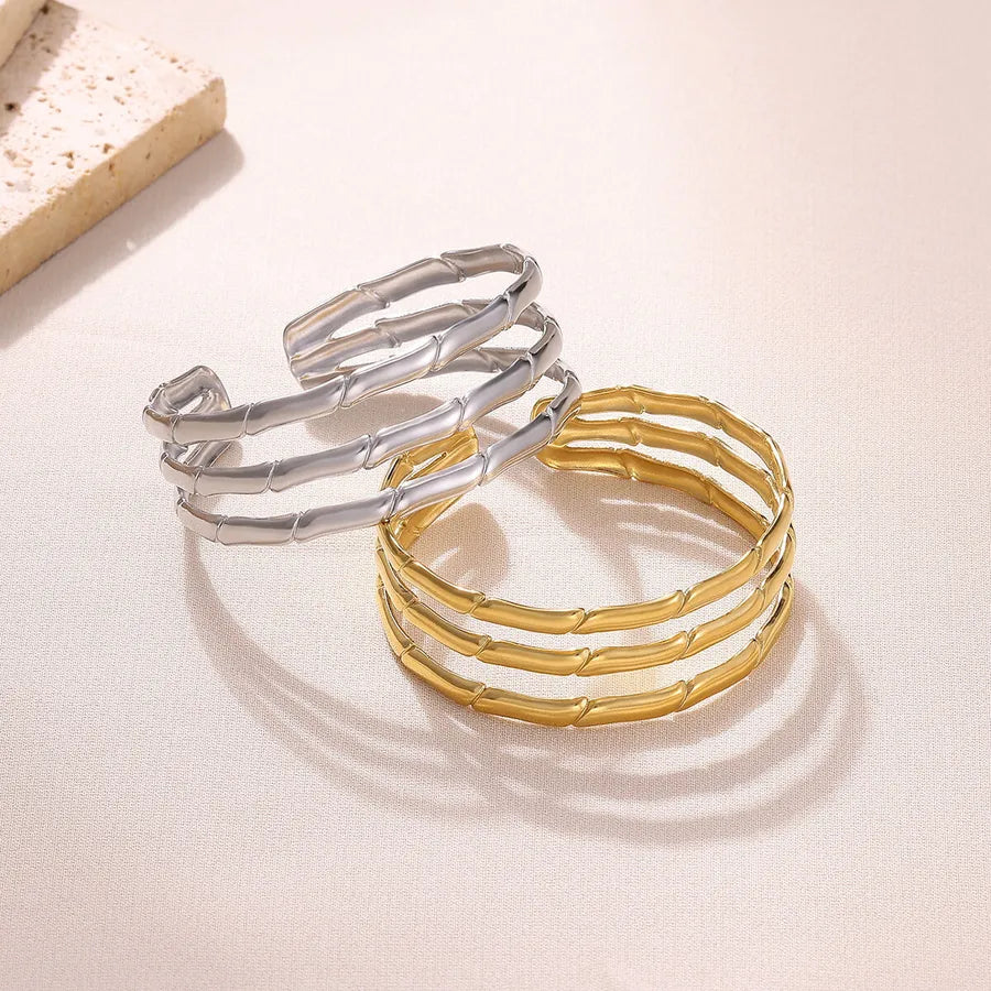 Boho Star & Flower Stainless Steel Bracelet