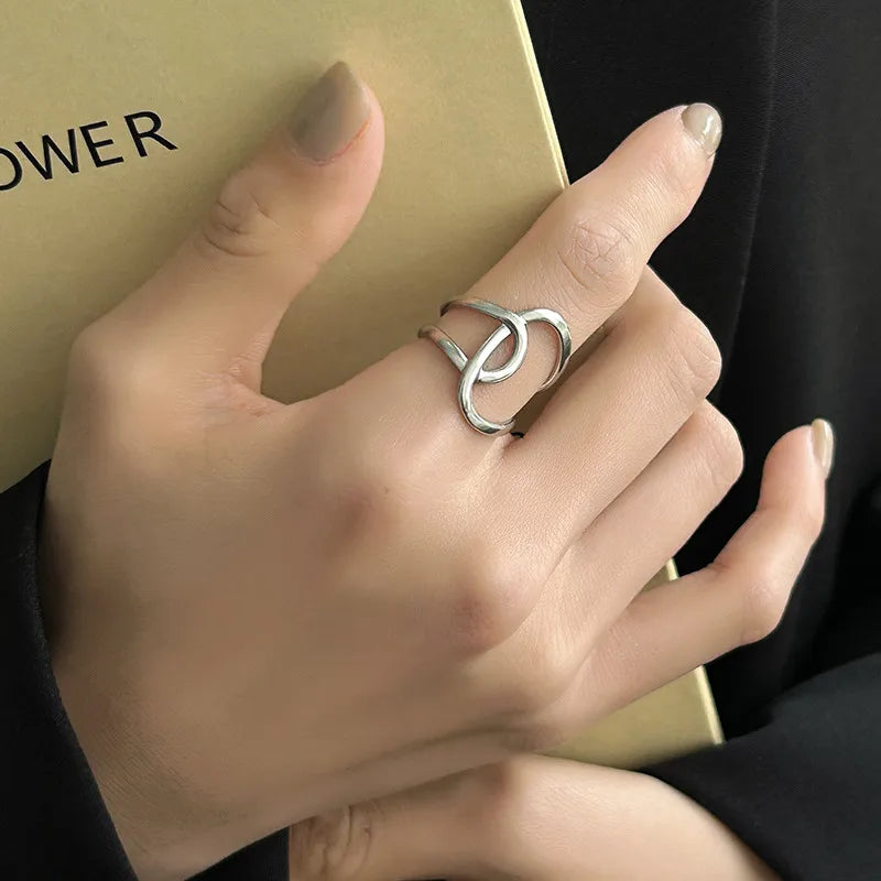 Titanium Steel Bulb-Shaped Adjustable Ring