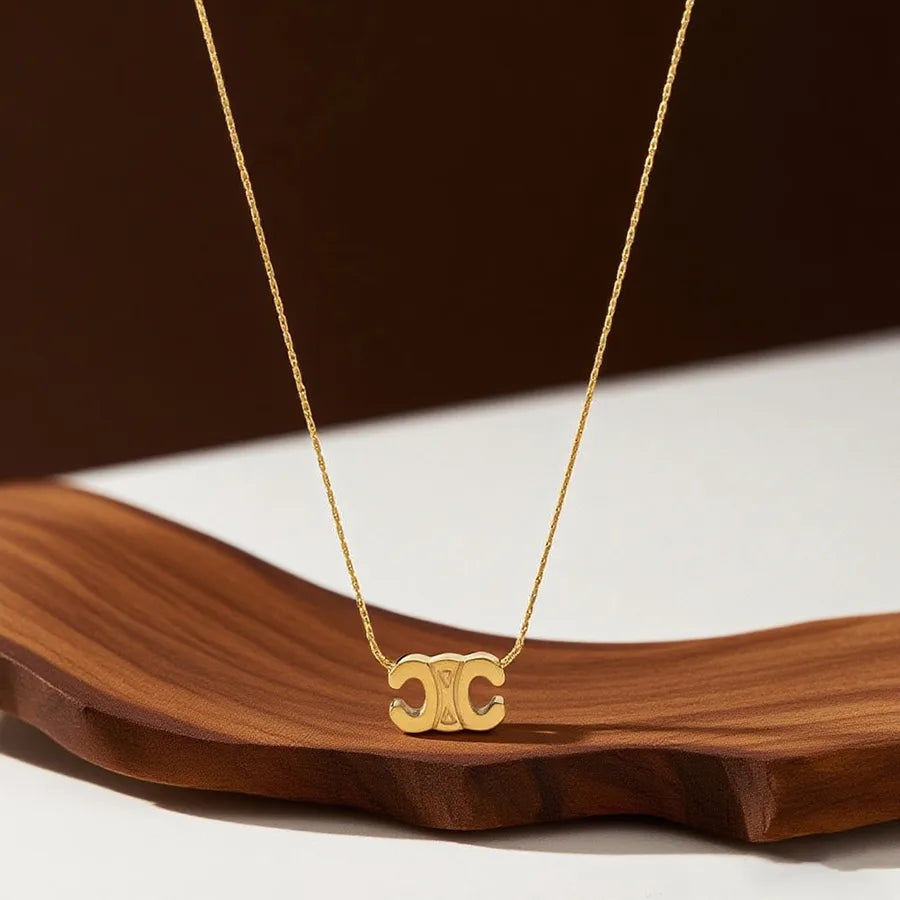 Titanium Steel Heart Pendant Necklace