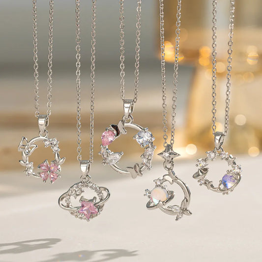 Butterfly Dream Titanium Pendant Necklace