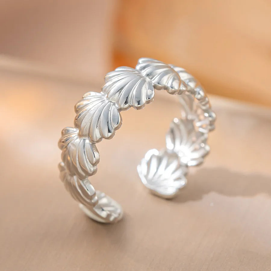 Adjustable Titanium Steel Fashion Ring K94 Steel Color Ring Open