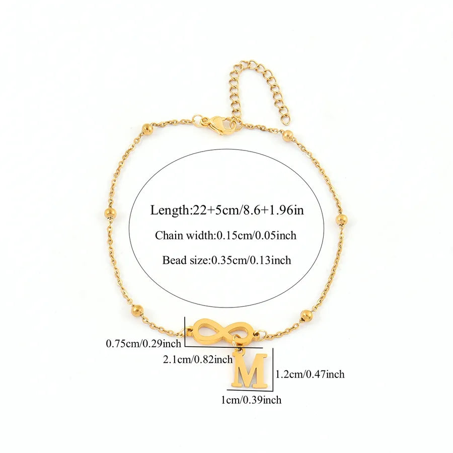 Gold Infinity Anklet – 18K Plated Stainless Steel