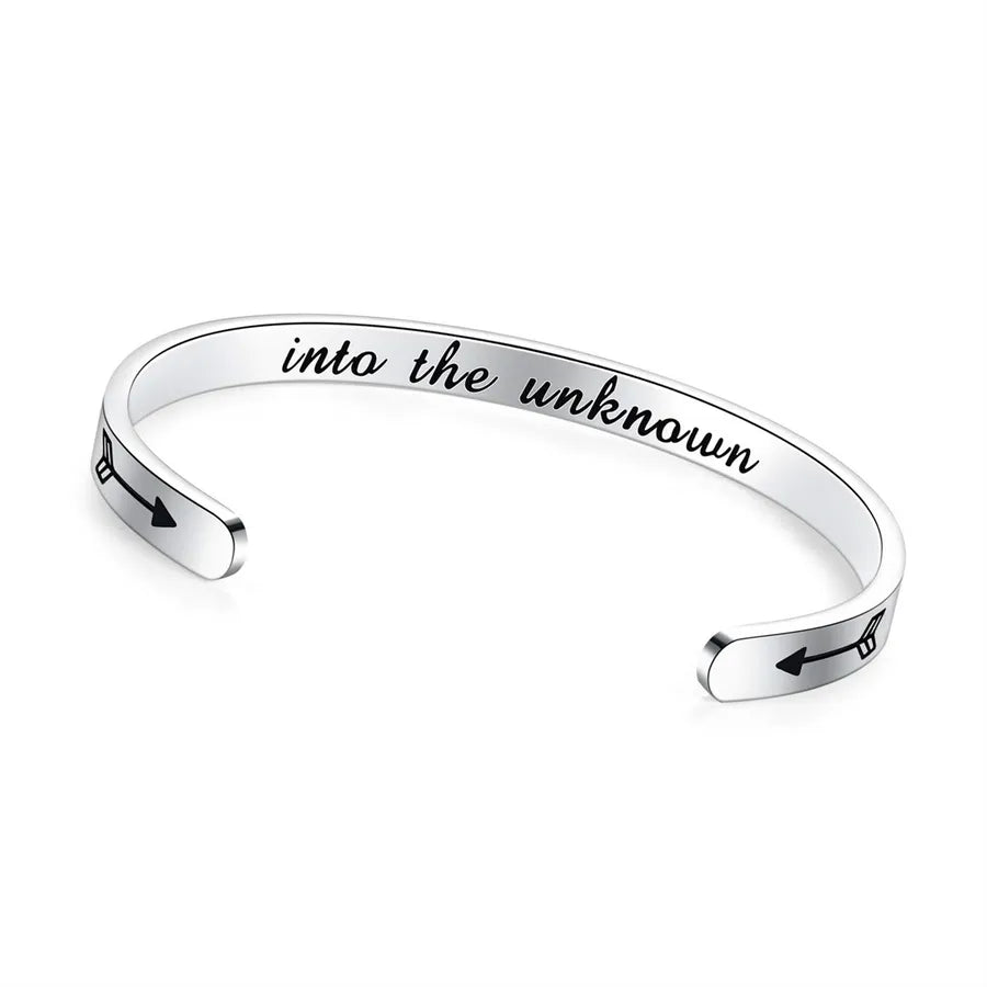 Retro Heart Stainless Steel Bangle 93-Into the Unknown