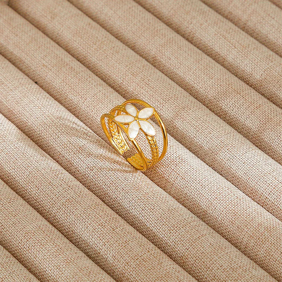 Heart Pattern Stainless Steel Ring 238