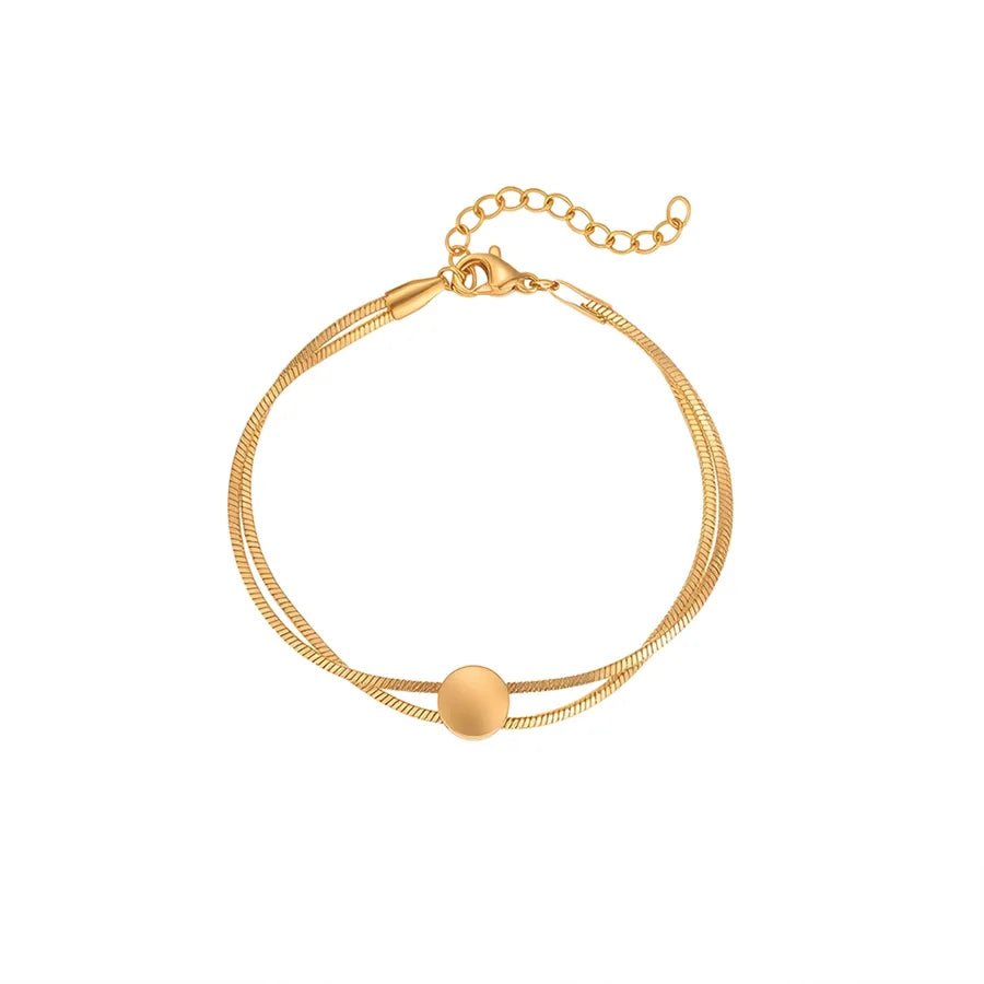 18K Gold Plated Snake Chain Bracelet
