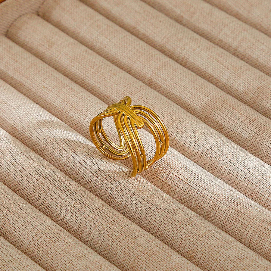 Heart Pattern Stainless Steel Ring 349