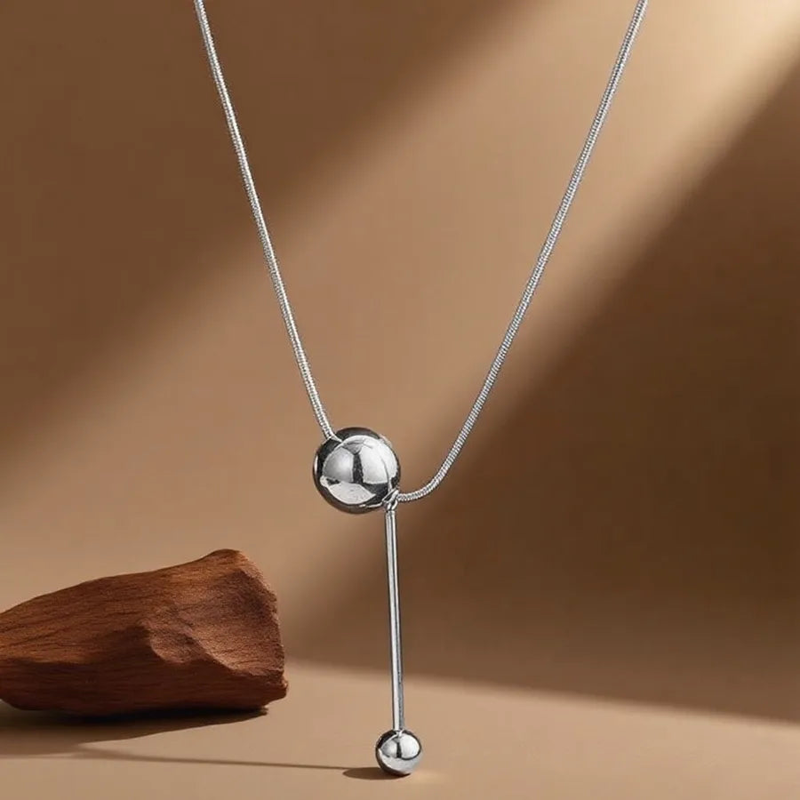 Titanium Steel Heart Pendant Necklace