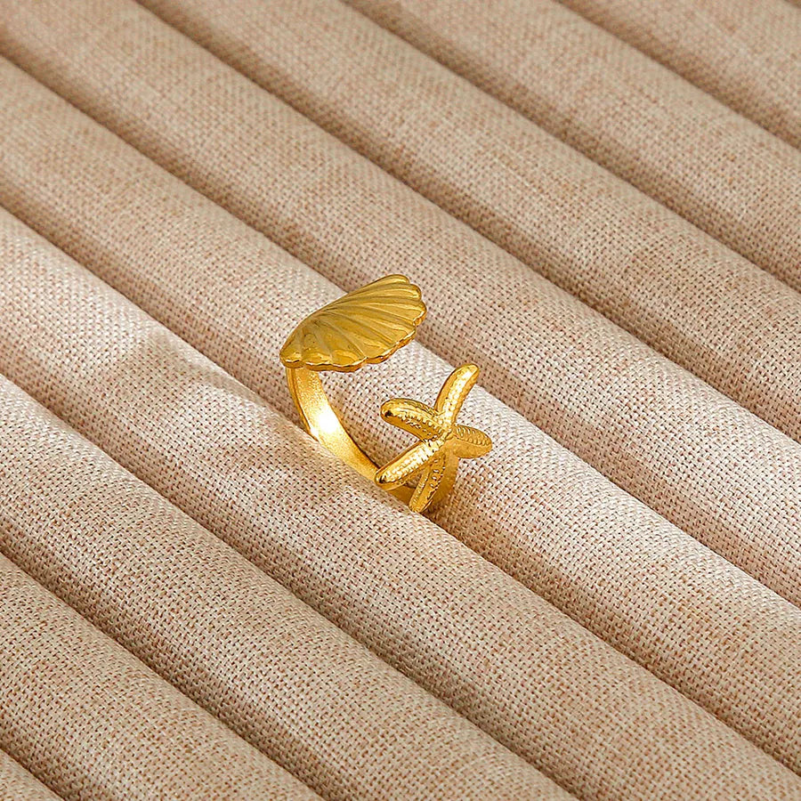 Heart Pattern Stainless Steel Ring 23