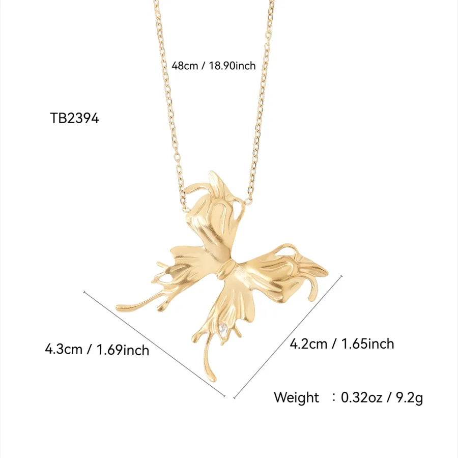 Gold Butterfly Pendant Necklace for Women Butterfly Necklace