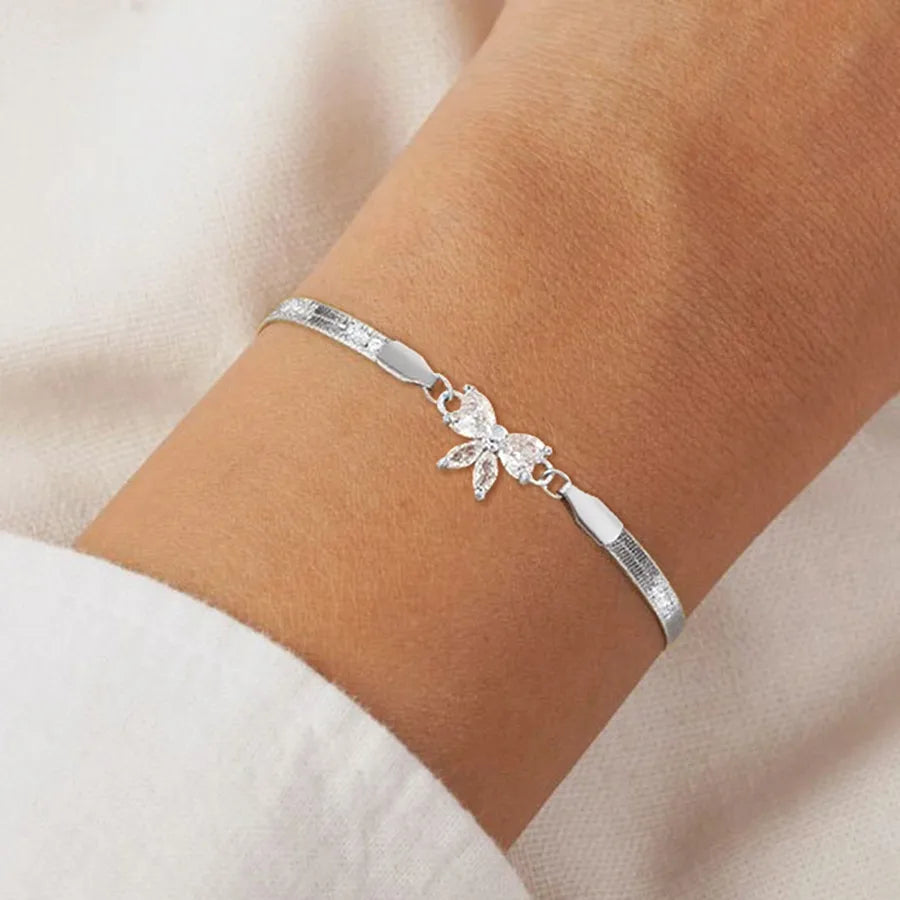 Gold Bow Knot Stainless Steel Bracelet