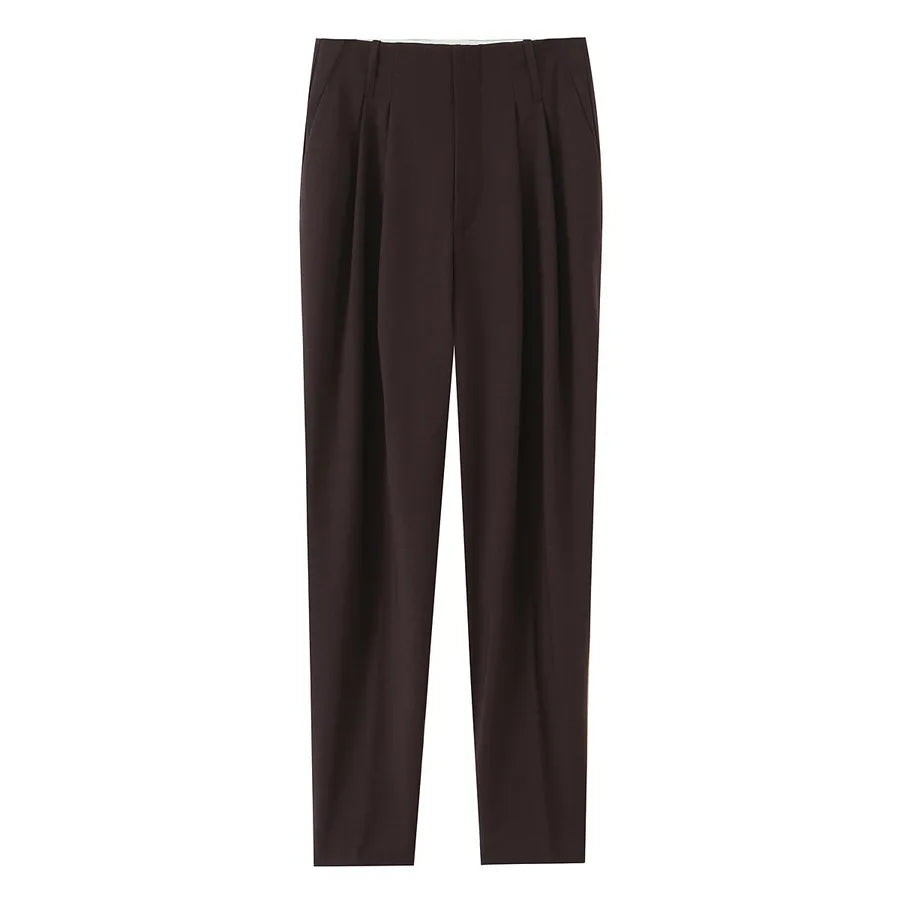 Women's Belted Blazer & Pants Set Pants