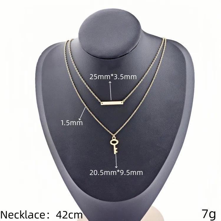 Gold Layered Starfish Pendant Necklace 42cm Gold 1 Piece