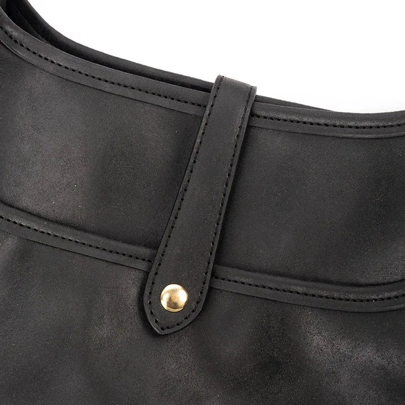 Vintage Faux Leather Square Crossbody Bag - Smiling Maria - Everything For Women