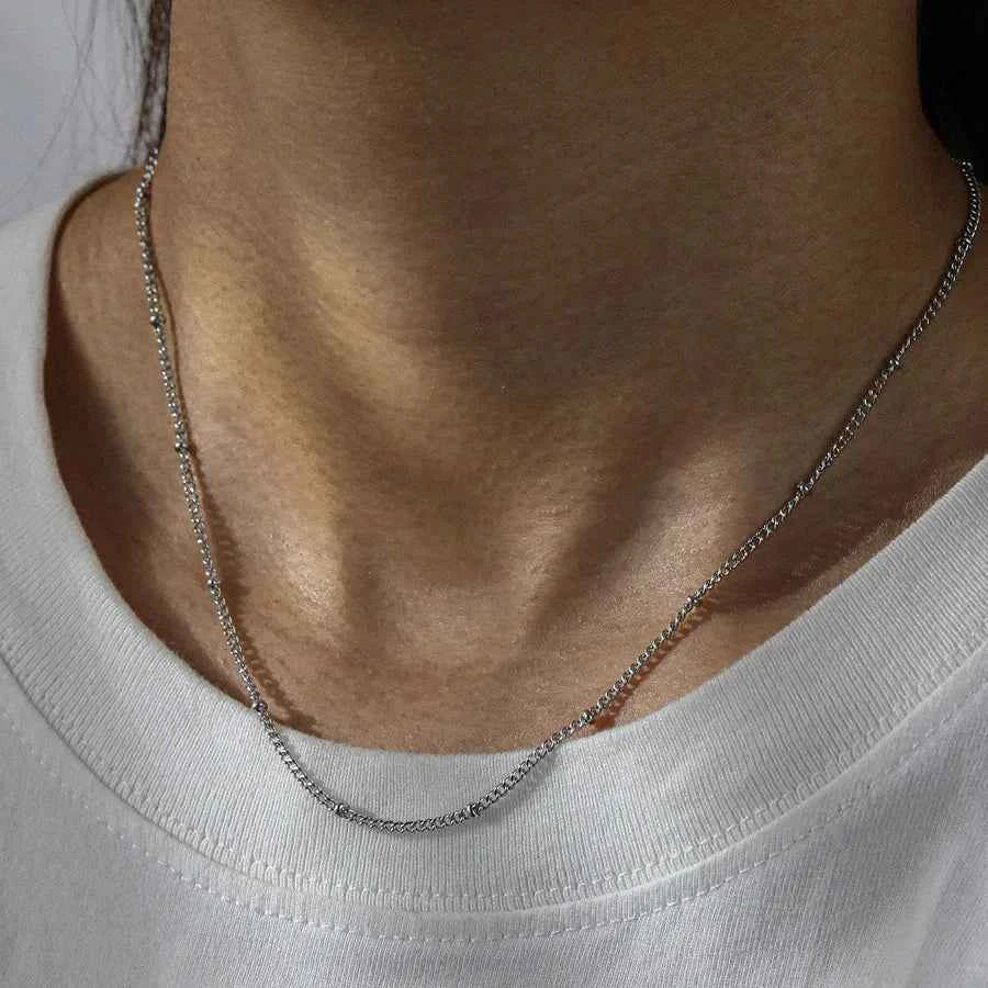 Gold Plated Stainless Steel Unisex Chain Necklace
