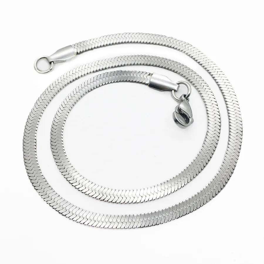 Titanium Steel Geometric Blade Necklace Steel 5.0mm * 50cm