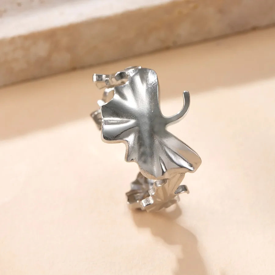 Geometric Open Ring in 304 Stainless Steel Average Size YYJZ334S