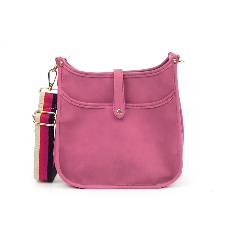 Vintage Faux Leather Square Crossbody Bag - Smiling Maria - Everything For Women