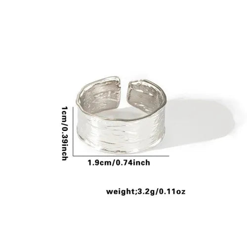 Titanium Steel Fish Tail Ring for Women