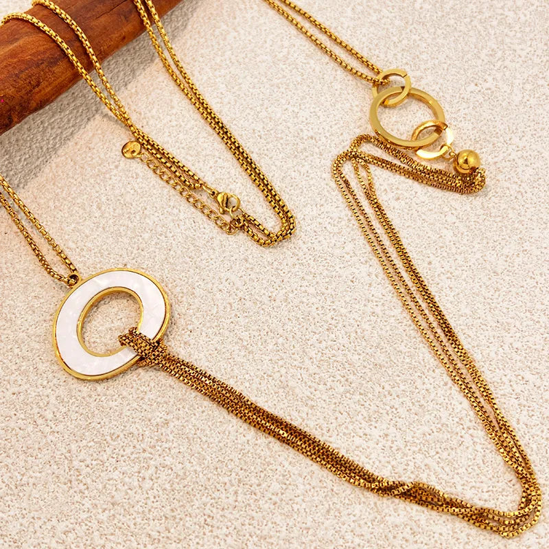 Boho Multi-Layer Gold Shell Necklace